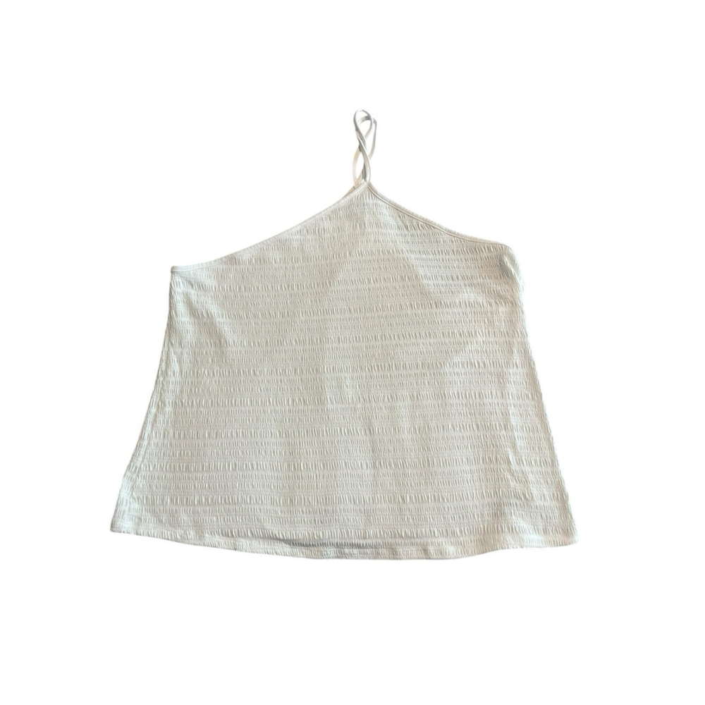 Old Navy White Crossover Halter Cami Top 4X
